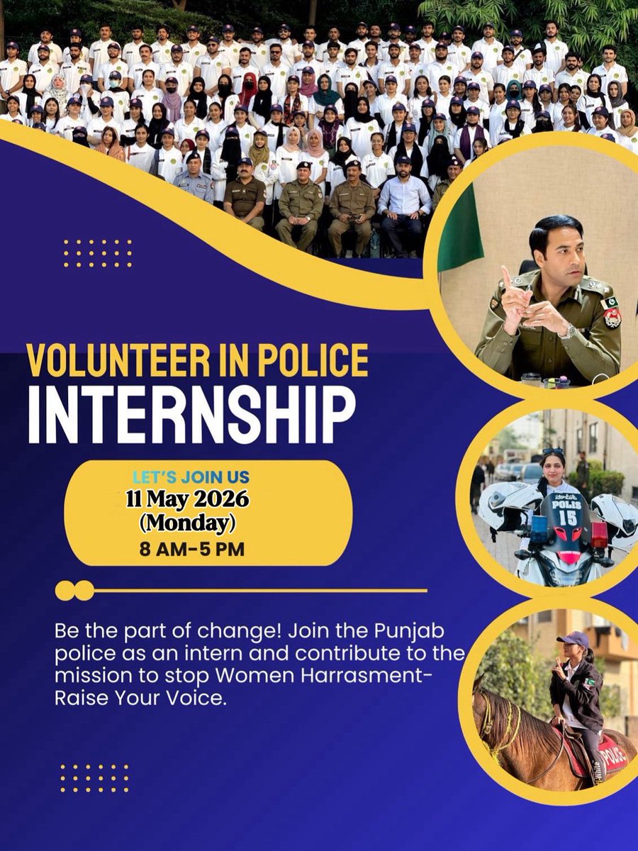 FopsVips's tweet photo. 🚨 Volunteer Police Internship Program🚨

28th Batch Announcement🌟
Starting 11th May 2026, Monday! https://t.co/wFFMBs5VJI