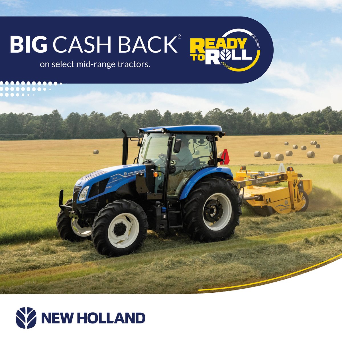 OCALATRACTOR's tweet photo. Be ready to roll with all the versatility and reliability of a New Holland utility tractor and get big savings when you buy now. Stop in today to learn more. https://t.co/gi6hK7fswS https://t.co/vR1ZQpYFll
