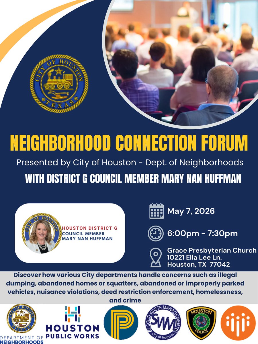Houston Council Member Mary Nan Huffman tweet media