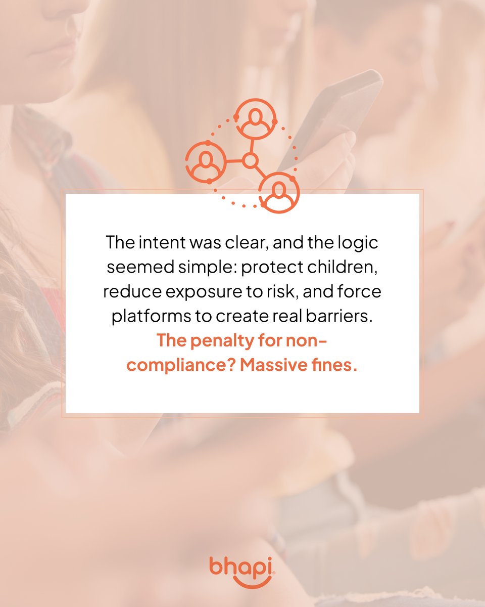 bhapi_io's tweet photo. It seems that a ban alone isn't the solution. The issue is far deeper than simply restricting access. We need to focus on an evolution that delivers genuine safety within the digital ecosystem. What’s your take on this law? Share your thoughts in the comments. 
#Bhapi https://t.co/nNQs4f0u9j