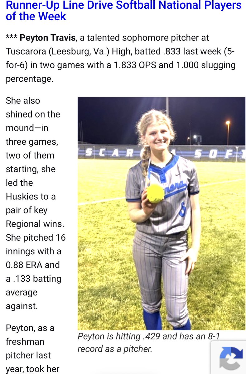 Peyton Travis 2028, RHP, Left Hitter tweet media