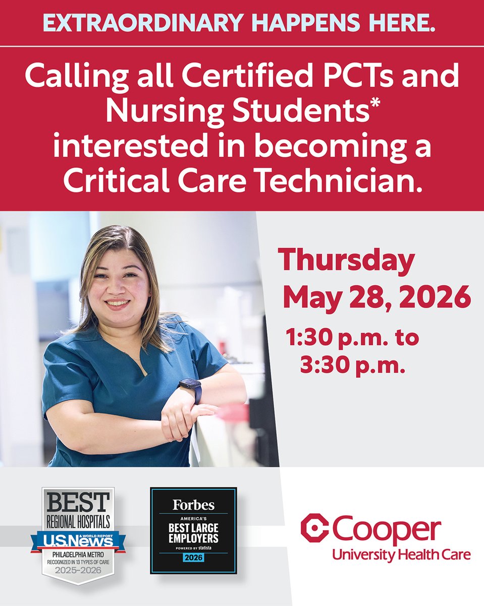 Cooper University Health Care tweet media