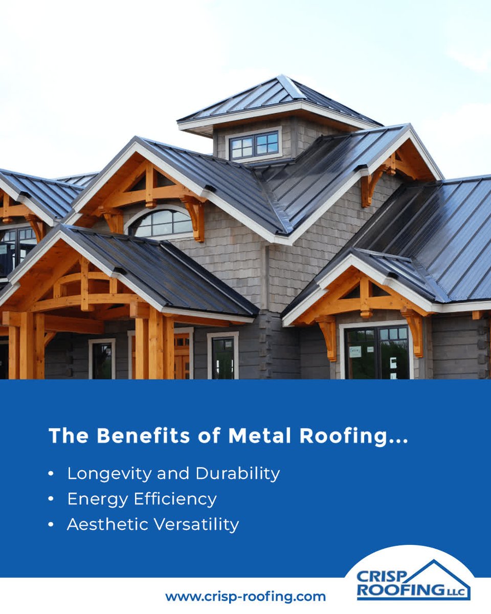 CrispRoofing's tweet image. The Benefits of Metal Roofing...
LEARN MORE... crisp-roofing.com/the-benefits-o…

#roofing #roofer #roofinstallation #roofrepair #northernkentucky #florence #burlington