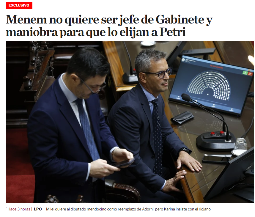 Se viene El Puto Petri de Jefacho de Cabinete.

Que bien se la van a pasar entre él y El Demente Farmacodependiente. 

Todo el día reunidos a puerta cerrada🤣🤣