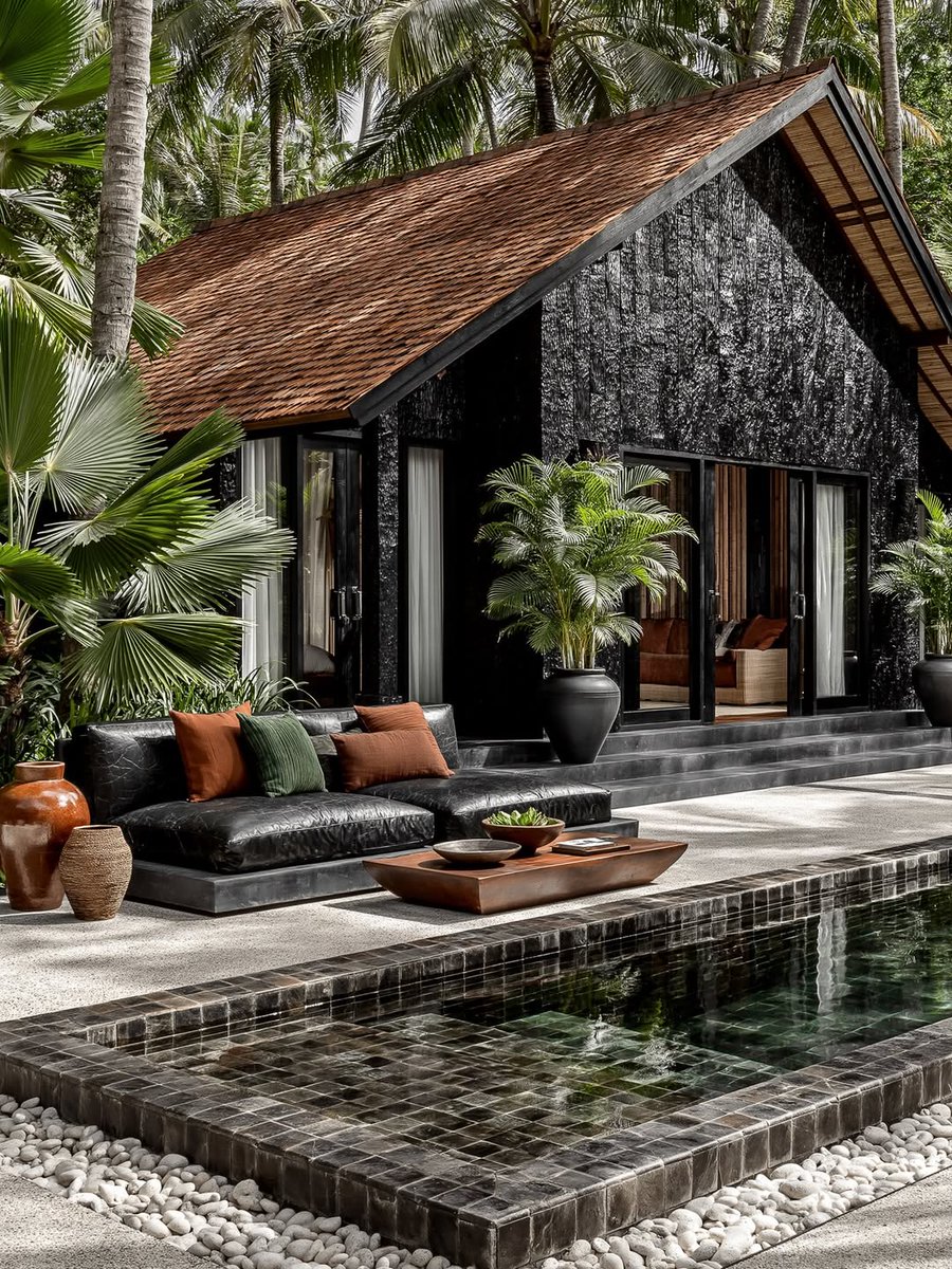 HOUSEPORN___'s tweet photo. Balinese interiors is PEAK https://t.co/Lj3oN8oSxb