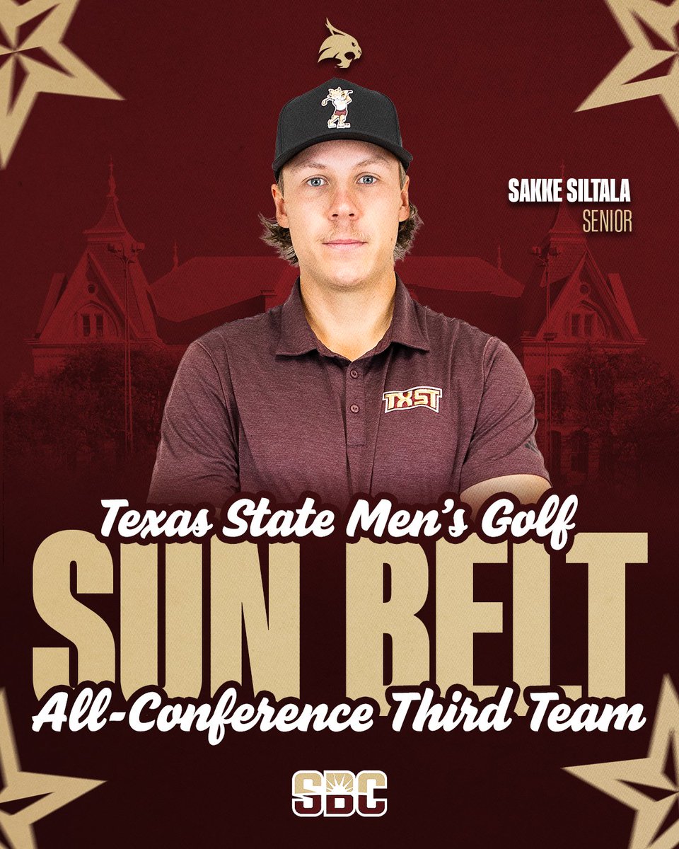 TxStateMGolf's tweet photo. Add it to the long list of accolades for Sakke #EatEmUp 

📰 https://t.co/tqUh6czBh1 https://t.co/93uNaCAFkB