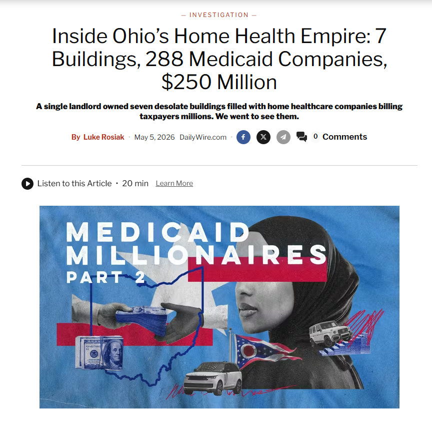 Part 2 of our investigation into Columbus Ohio's Medicaid millionaires:

<a href="/lukerosiak/">Luke Rosiak</a> and I didn't just find ONE building full of empty offices billing Medicaid millions ... we found SEVEN ... and it turned out they're all owned by the SAME COMPANY.

Link Below👇
