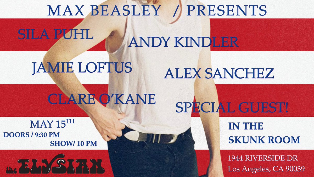 SeriousSanchez's tweet photo. I should probably promote on here that I'm on a comedy show with a REALLY stacked lineup (Jamie Loftus, Clare O'Kane, ANDY KINDLER) on the Ides of May. I'll reply with ticket link, I think that helps the algorithm https://t.co/zNTlFLET75