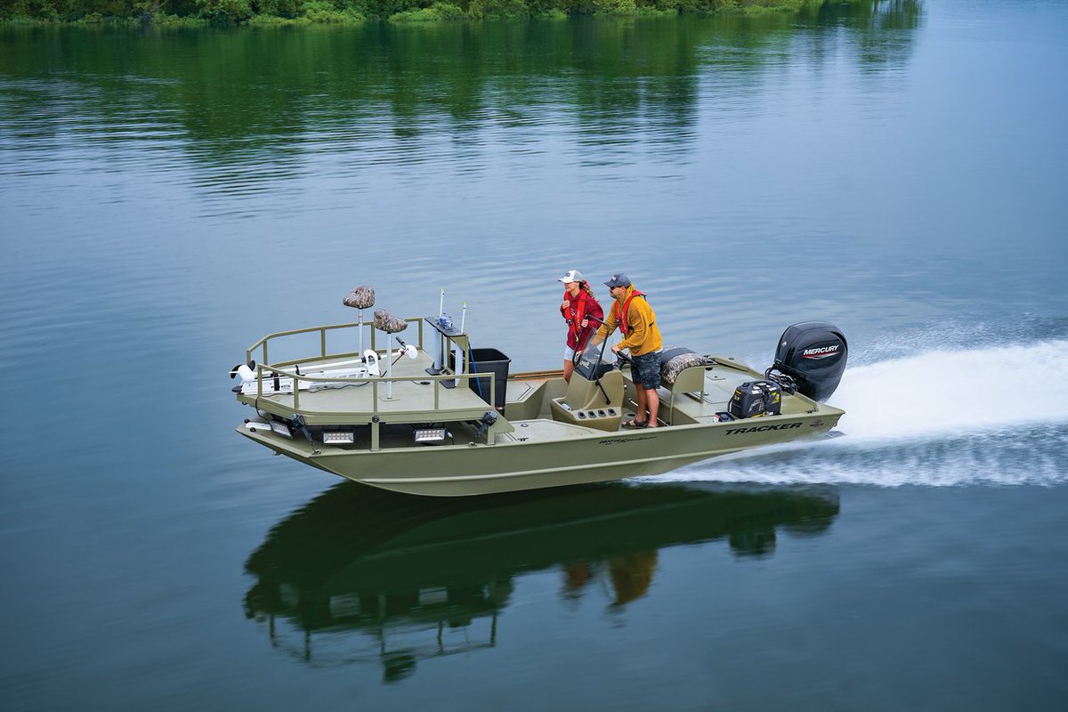 PescaMotorSport's tweet photo. 🚤🌿 TRACKER® GRIZZLY

Lanchas Jon robustas, totalmente soldadas y listas para pesca, trabajo y aventura.
Ideales para ríos, lagos, pantanos y aguas someras. Muchos modelos con motor Mercury® y remolque.

🇲🇽 Mismo precio que en USA
📲 (222) 708 8912
📧pescamotorsport@gmail.com https://t.co/bhMJ91OITd