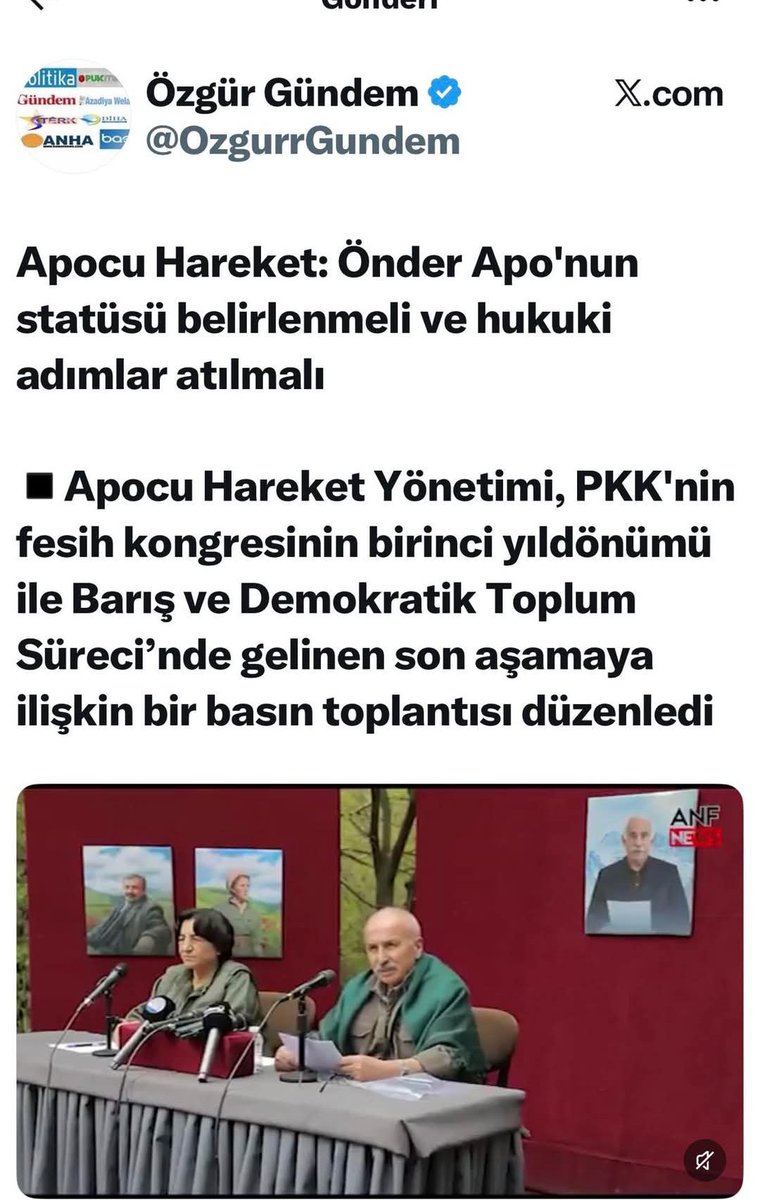 Turanl16's tweet photo. Aslına rücu etti. 
Kürt ,yok, Kürdistan yok. 
Varsa yoksa, siyasete gençliğimde ülkücülük ile başladığını diyen, 
 söyleyen karanlıkların prensi Öcalan'ın 
Kandil artıkları . 
PKK nin artık varlığını Apocu hareket olarak devam edeceğini açıkladı
Zaten öyleydi. 
Tabiki şaşırmadık https://t.co/YUGiW4EHyD