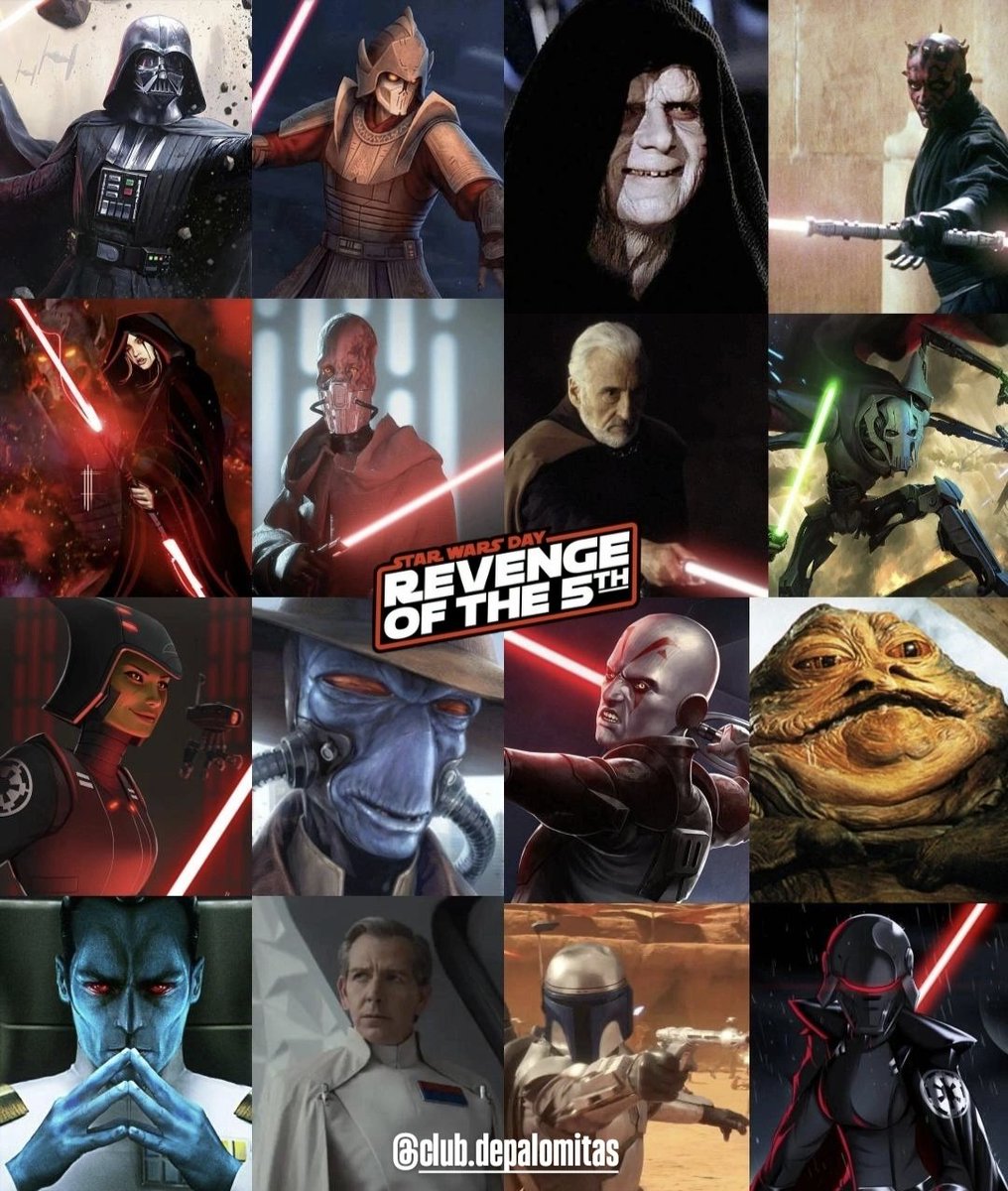 SazaAlejandro's tweet photo. Que hay palomeros, hoy es el #revengeofthe5th !!! 🍿
Cuídense del lado oscuro de la fuerza 🍿
#starwars #starwarsday2 #sithday #sith https://t.co/6SBL4IwjJ4