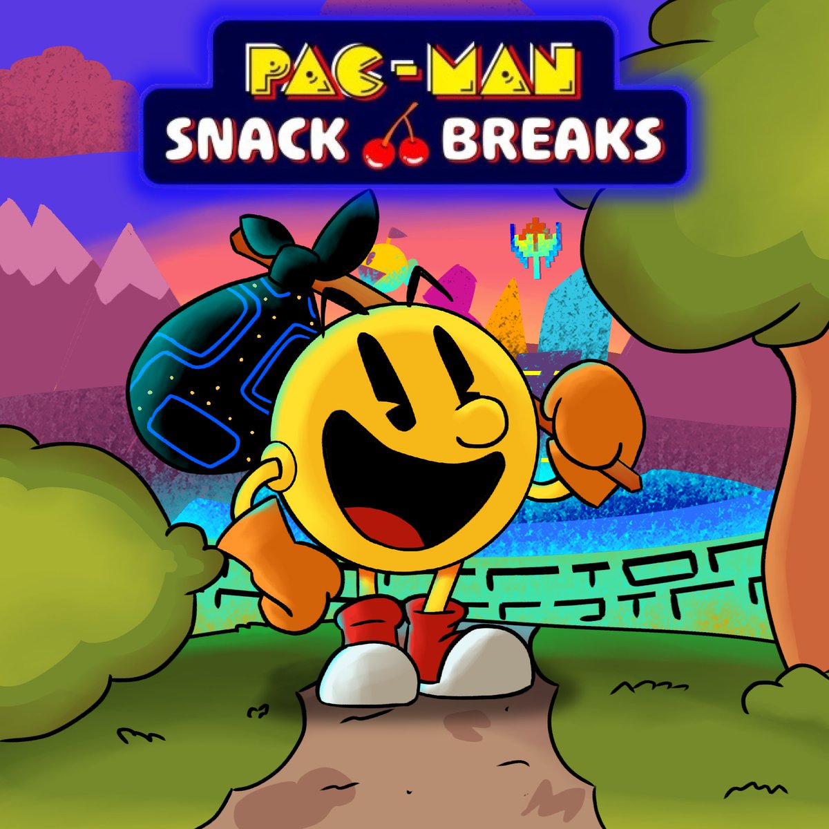 Packed Up And Ready For Pac Man Snack Breaks 