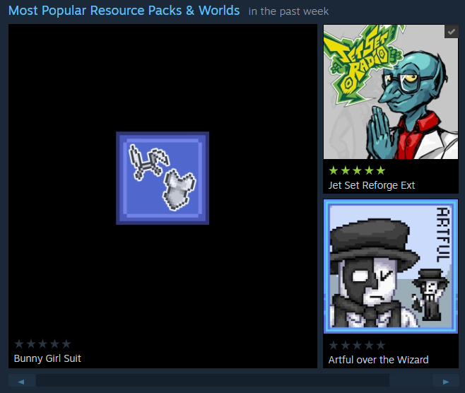 Weegee_Doll's tweet photo. Thanks for supporting Artful's show and getting him to the front page! (My terraria resource pack!)

Ignore the third image btw it's just the wind

#dieofdeath #dod #terraria https://t.co/ouZfXKN5HE