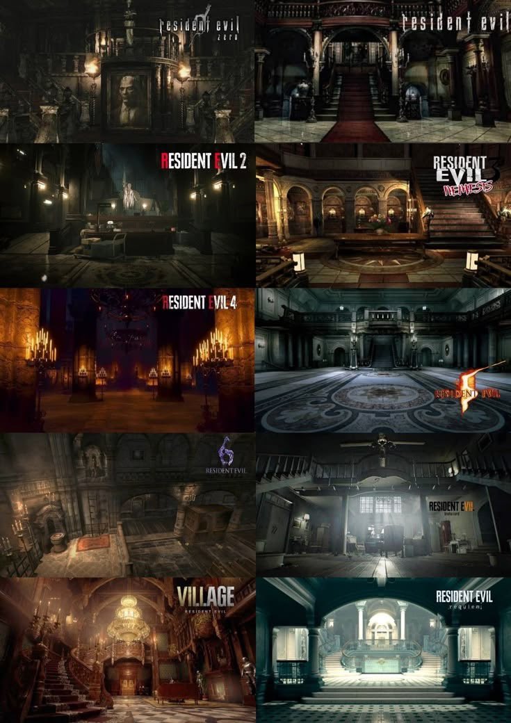 Every hall in Resident Evil tells a different story. #REBHFun