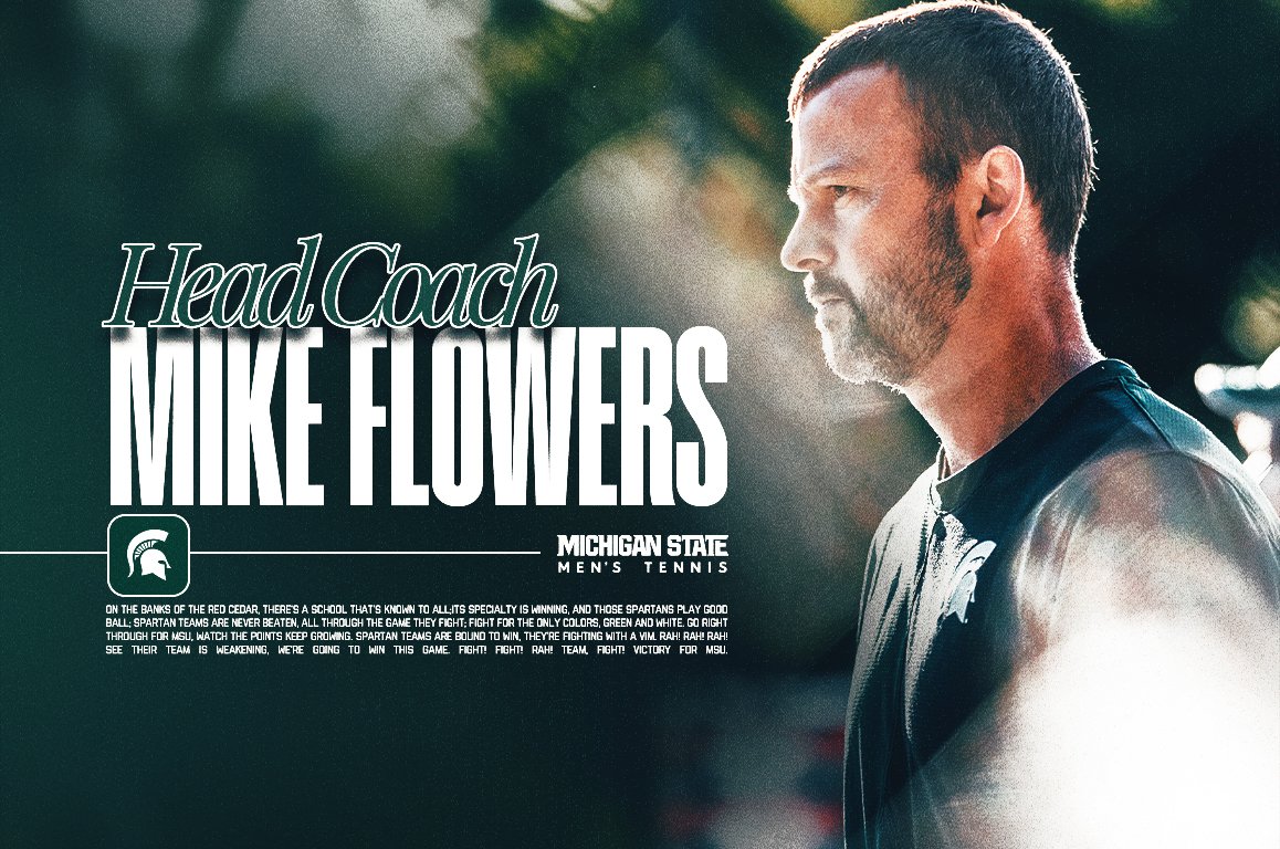 MSU_MTennis's tweet photo. Mike Flowers Named Men’s Tennis Head Coach as Harry Jadun Departs College Tennis Profession

📰: https://t.co/3vNgk4DSnU

#GoGreen https://t.co/GaJNd2FcaU
