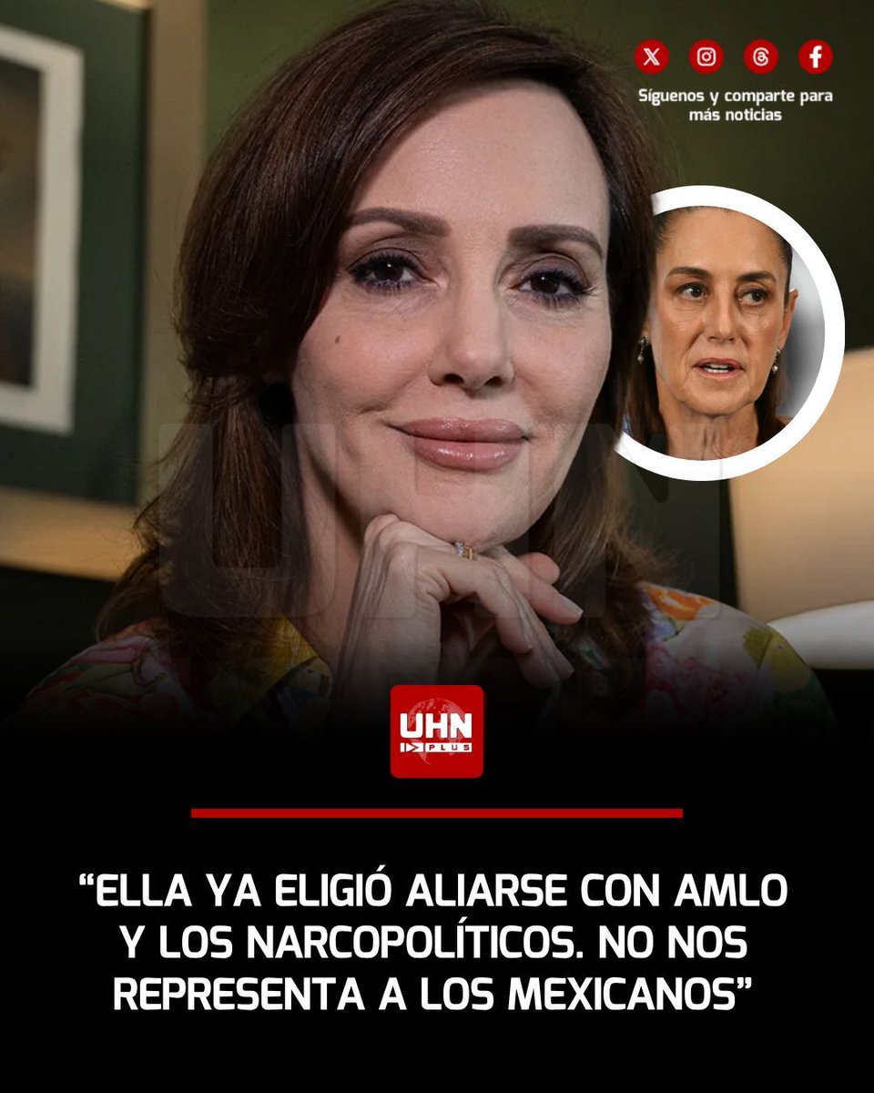 🇲🇽🇺🇸‼️ | La Senadora Lilly Téllez fue contundente en sus palabras contra la narcopresidente Claudia Sheinbaum por proteger a los cárteles en lugar de a sus ciudadanos: "Sheinbaum no está en un dilema. Ella muestra con claridad de qué lado está: Con AMLO y sus narcopolíticos.