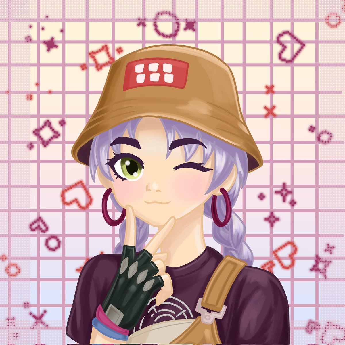 Hikariyon60's tweet image. Mae Icon 
#Mae #MaeFortnite #Fortnite #FortniteArt #MaeMay #CommissionsOpen #CommissionsOpen