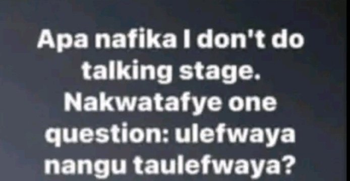 kanRodgers04's tweet photo. Ulefwaya nangu taulefwaya? https://t.co/XwLdsIPkV8