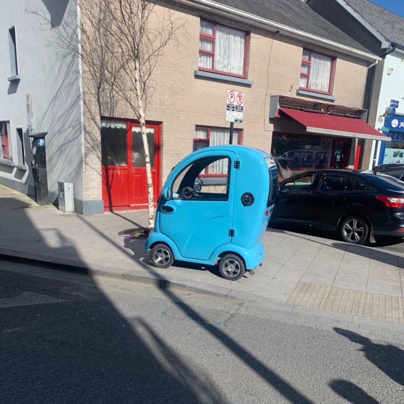 Spotted this tiny car in a town near me #irishtwt