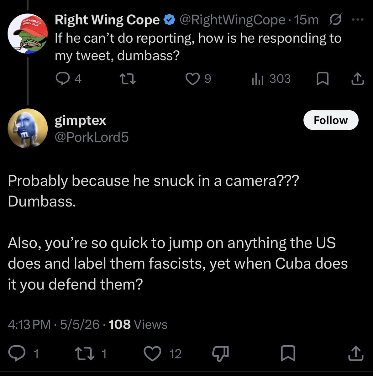 Right Wing Cope tweet media