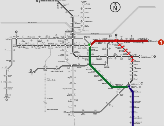 Metro de Santiago tweet media