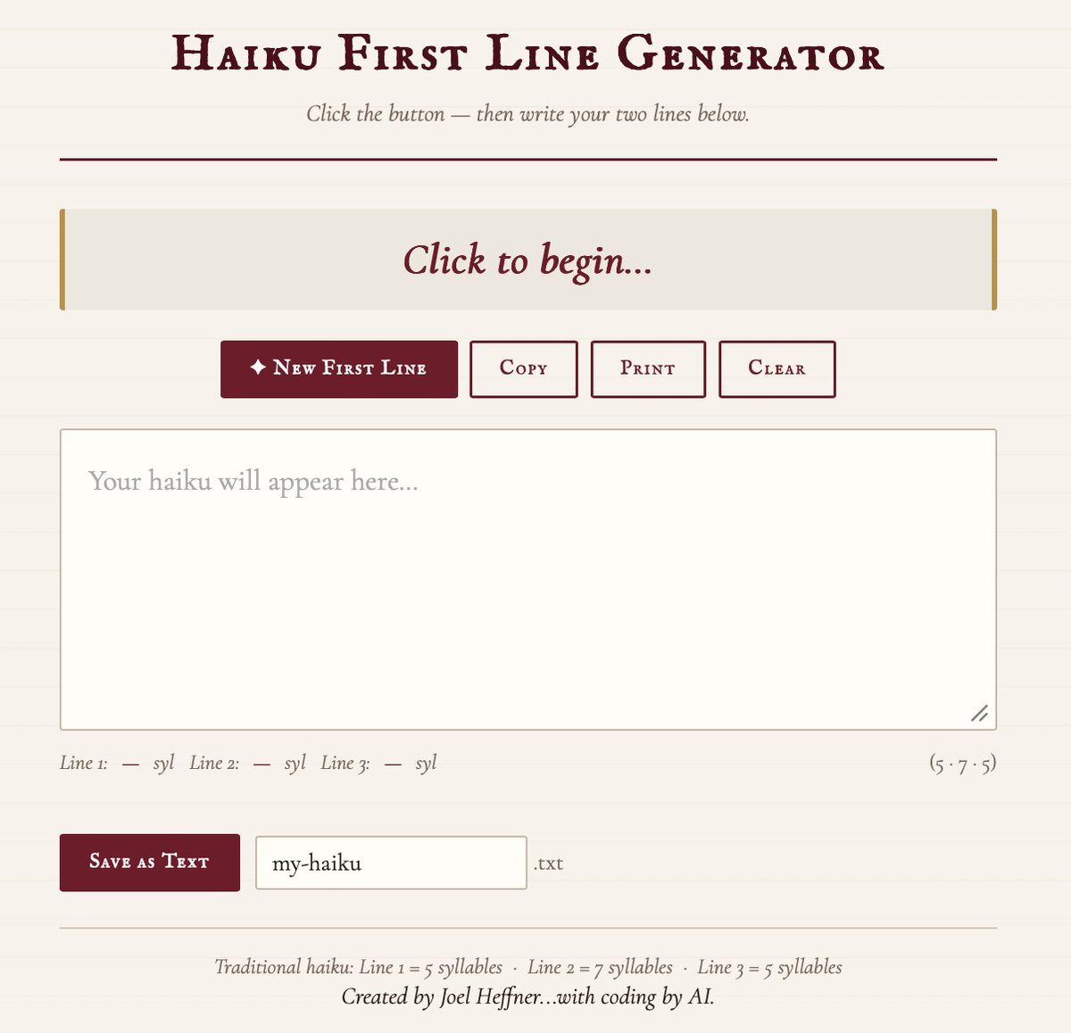 TheStoryStarter's tweet image. Have you seen this yet? thestorystarter.com/haiku/ 
#writing #teachers #parents #creativity #fun #haiku