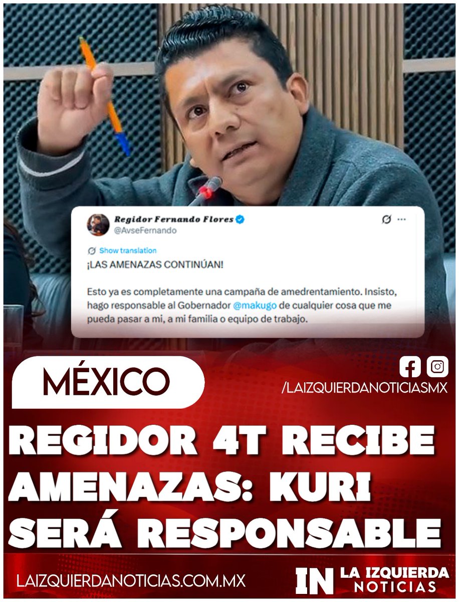 La Izquierda Noticias México tweet media