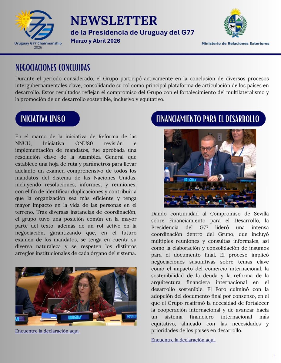 Uruguay Mission UN tweet media