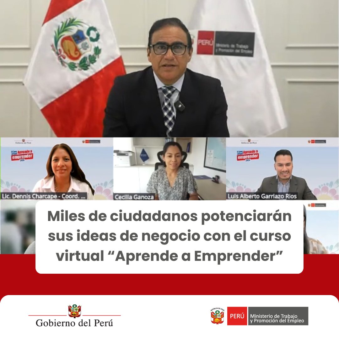 Ministerio de Trabajo y Promoción del Empleo tweet media