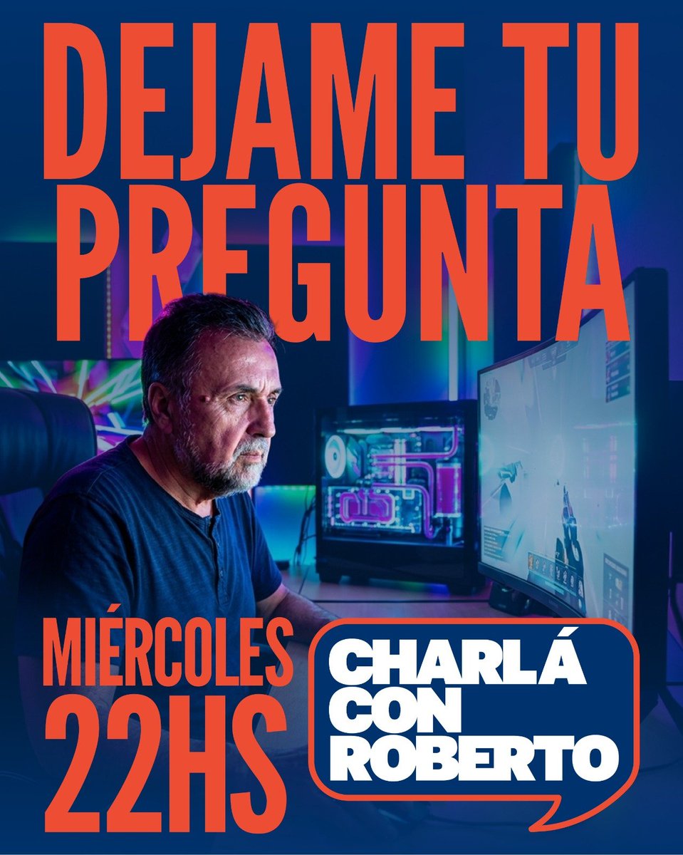 DEJALE TU PREGUNTA A ROBERTO 💬❓

En su nuevo programa, Navarro conversa EN DIRECTO con el chat para hablar de lo que realmente te importa. Sin filtro, sin vueltas.

🤔 ¿Tenés algo para preguntarle? Dejalo en comentarios y sumate a una charla donde se dice todo eso que otros