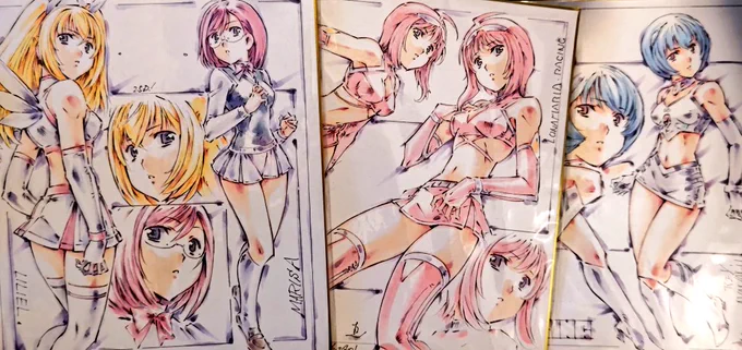 おはよう御座います、本日色紙まだかかります #美少女パラダイス