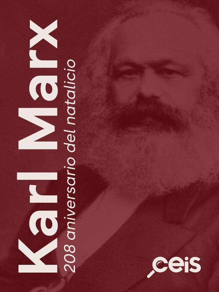 RevTaller's tweet photo. 1/4. Hoy recordamos a Karl Marx, nacido el 5 de mayo de 1818 en Tréveris. A lo largo de su vida se dedicó a entender la sociedad moderna con el único objetivo de transformarla y superar de una vez toda forma de explotación humana. https://t.co/MeiVIA7exG