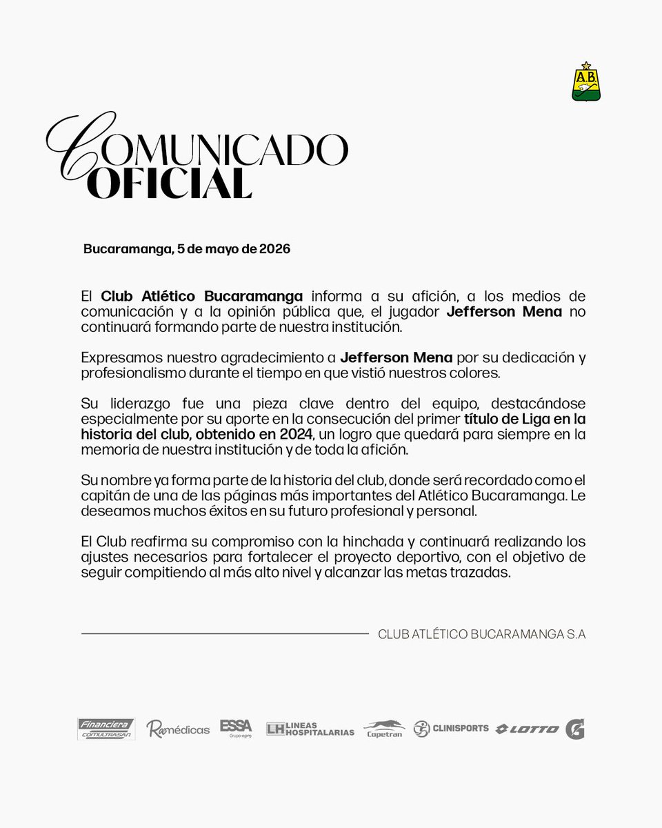 Atlético Bucaramanga tweet media