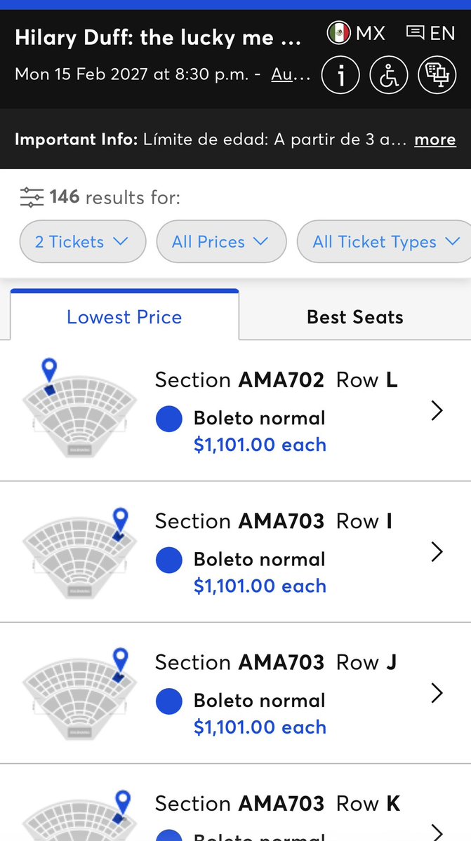 Tickets MX tweet media