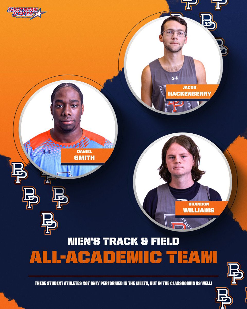 bpcuathletics's tweet photo. Huge shoutout to these @BPC_TFXC student athletes on being named to the SSAC Conference All-Academic Team! https://t.co/dmIfRLAiGi