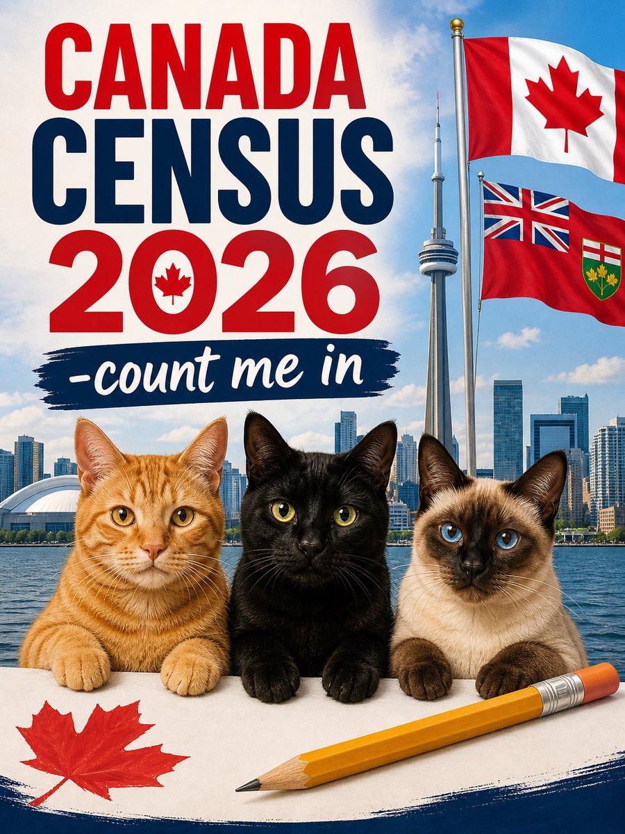jimjgrace's tweet photo. Just completed the 2026 Census - cats are not included! #Census2026 https://t.co/ORHFjwitgV