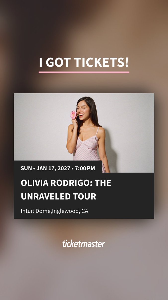 _isabelreece's tweet photo. I got tickets to N4 of The Unraveled Tour in LA!! 😭🩷 Some things I learned / observed: 

#oliviarodrigo 
#theunraveledtour https://t.co/AQ1obALq0c