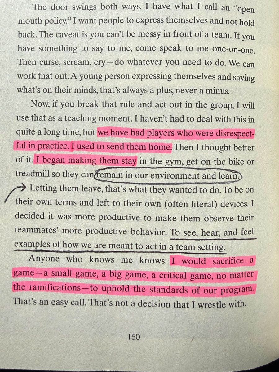 TheDaily_Coach's tweet photo. Dawn Staley on upholding the standards of your program, from her book, Uncommon Favor 📕 https://t.co/SBPvApkbab