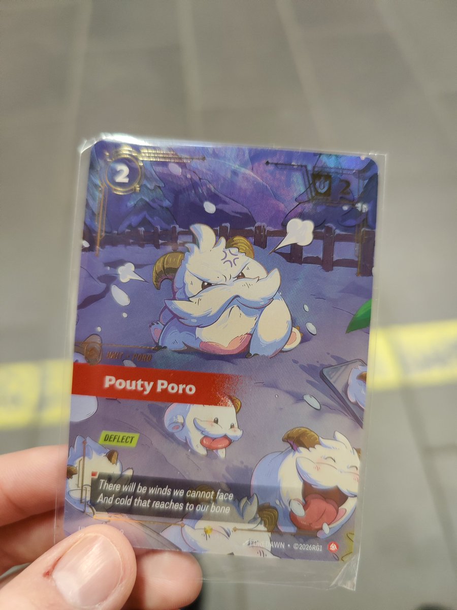 NO SLEEVES BUFF 3-0 + PORO (the best omggg im so happy i yelled in the shop xd)