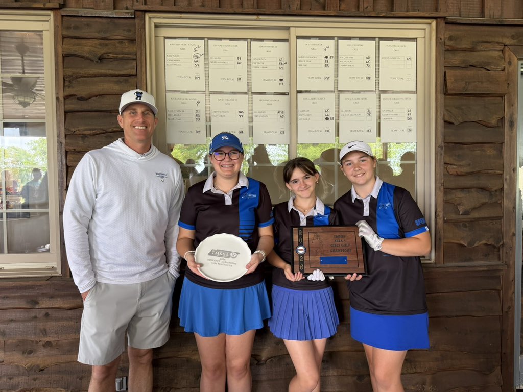 RMSRavens's tweet photo. Our Lady Ravens are back-to-back district champions!!! #RavensPlayGolf https://t.co/353SWhJ3sU