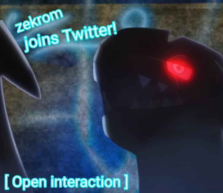 { Zekrom , Deep Black Pokemon } tweet media