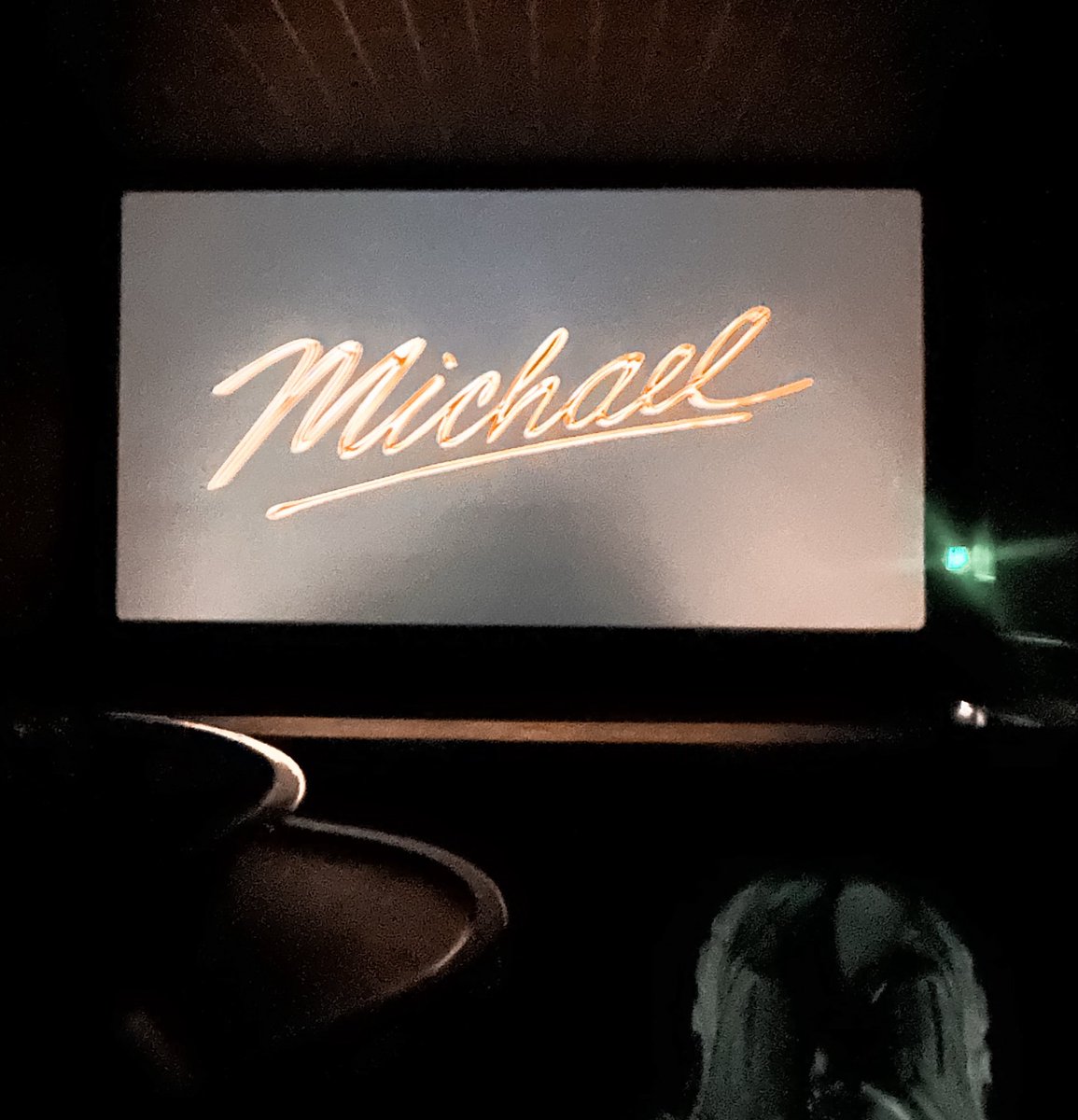 Finally carried myself to see #MichaelMovie . It was beautiful!! 
Jaafar Jackson did great!