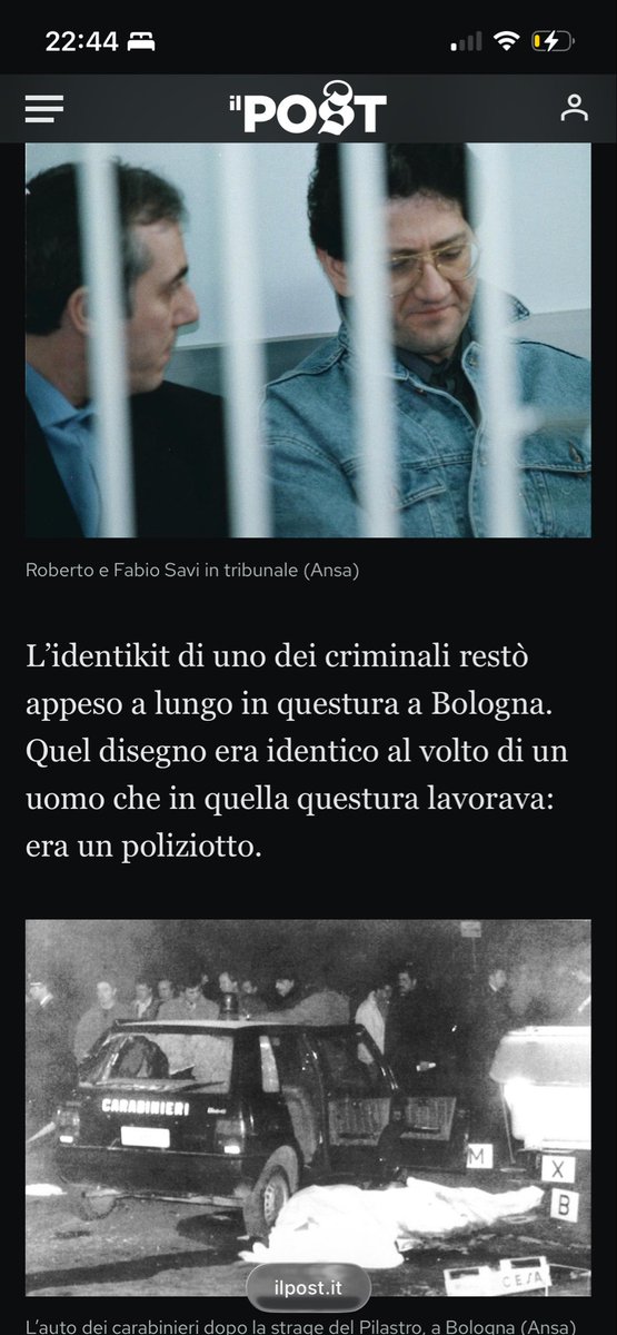 lu_garg's tweet photo. Di tutta la vicenda della banda della Uno bianca la cosa che mi ha sempre più shockato è questa #belvecrime https://t.co/O2uGwNFZ1P