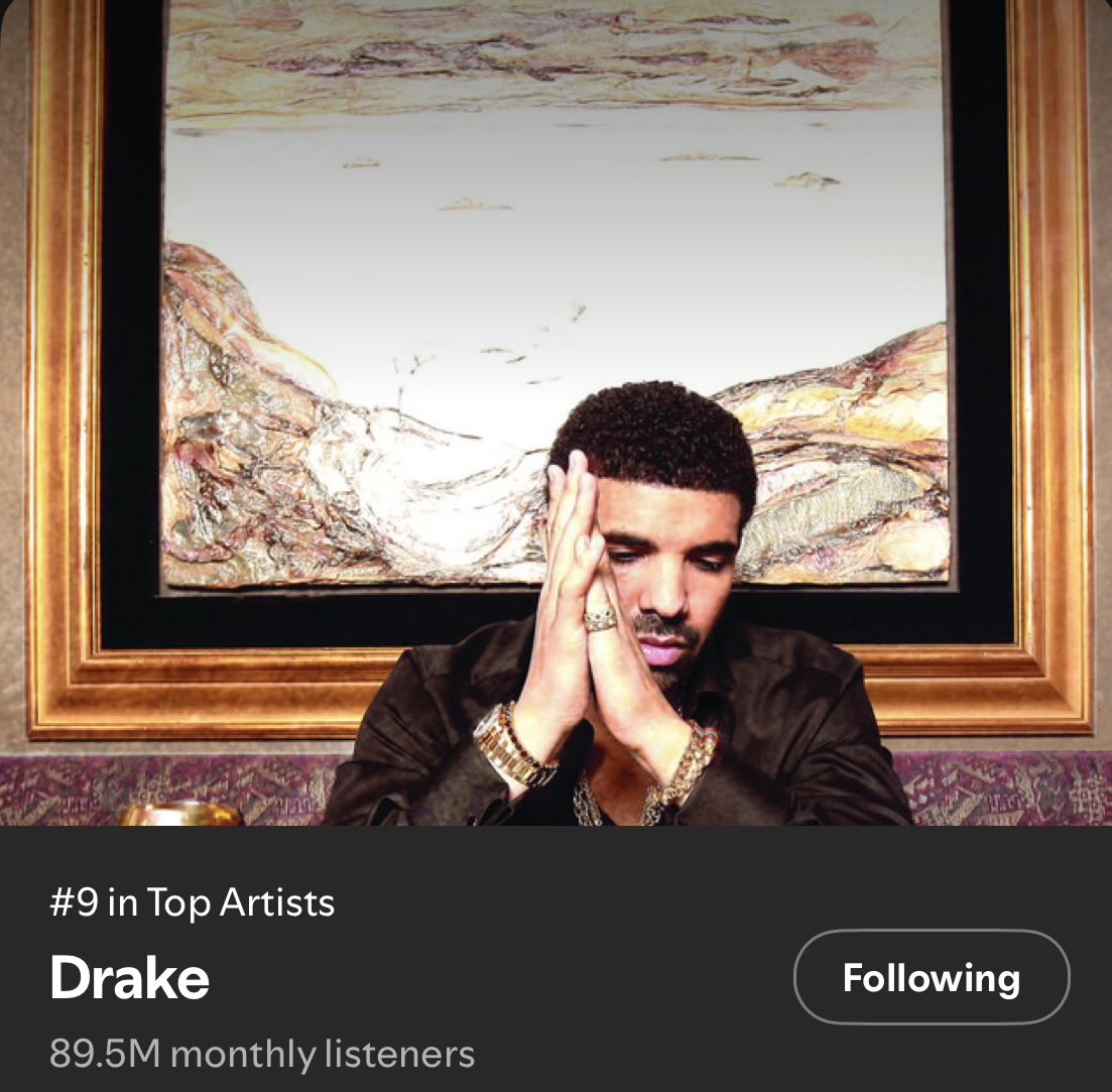 Commentary Drake Charts tweet media