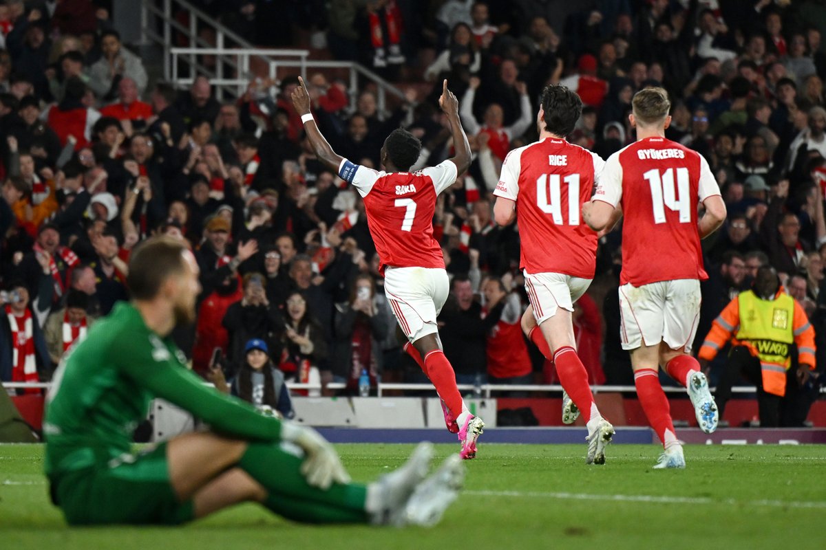 ChrisWheatley's tweet photo. Arsenal have reached their first Champions League final since 2006.

They'll face either PSG or Bayern Munich in the final on May 30. https://t.co/QCD98nFtNN