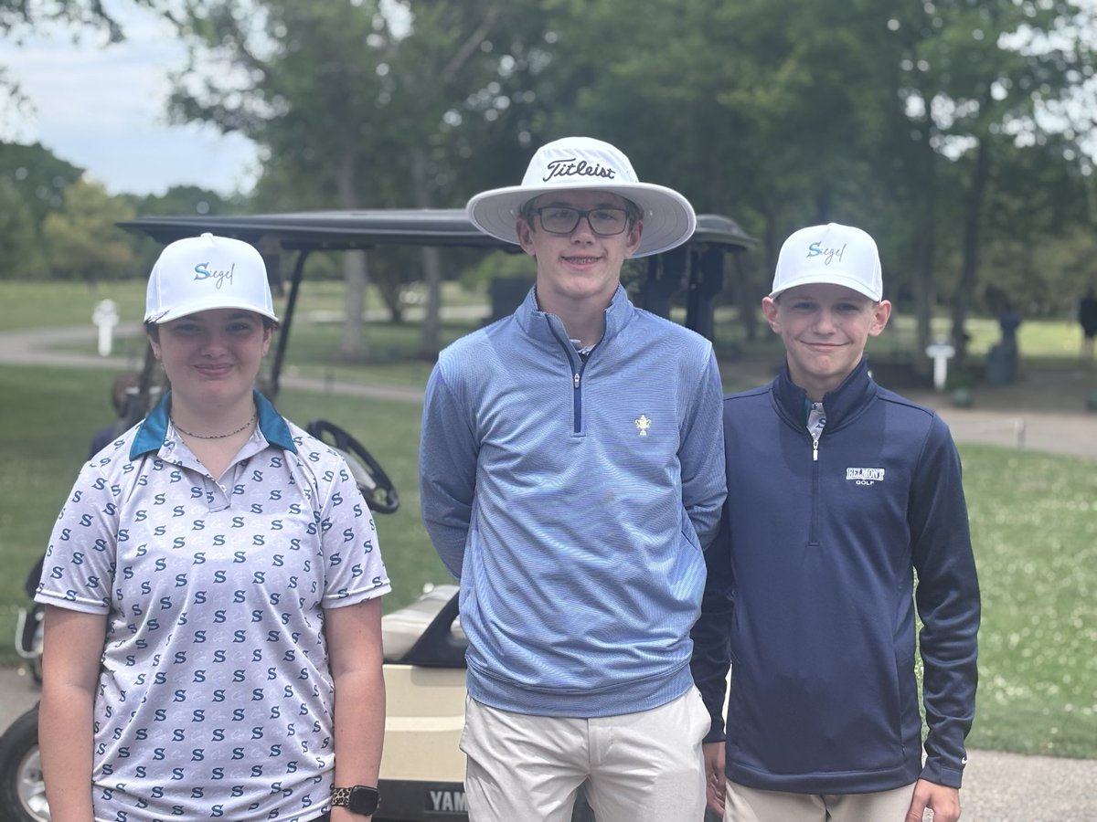 Siegel_Hoops's tweet photo. Congratulations to Connor, Will and Ava for advancing to sectionals as individuals from the district tournament today. Came up 3 strokes short of a championship and 2 strokes short of advancing as a team, but over all a great day for Siegel Golf! https://t.co/Snwyk6dX0r