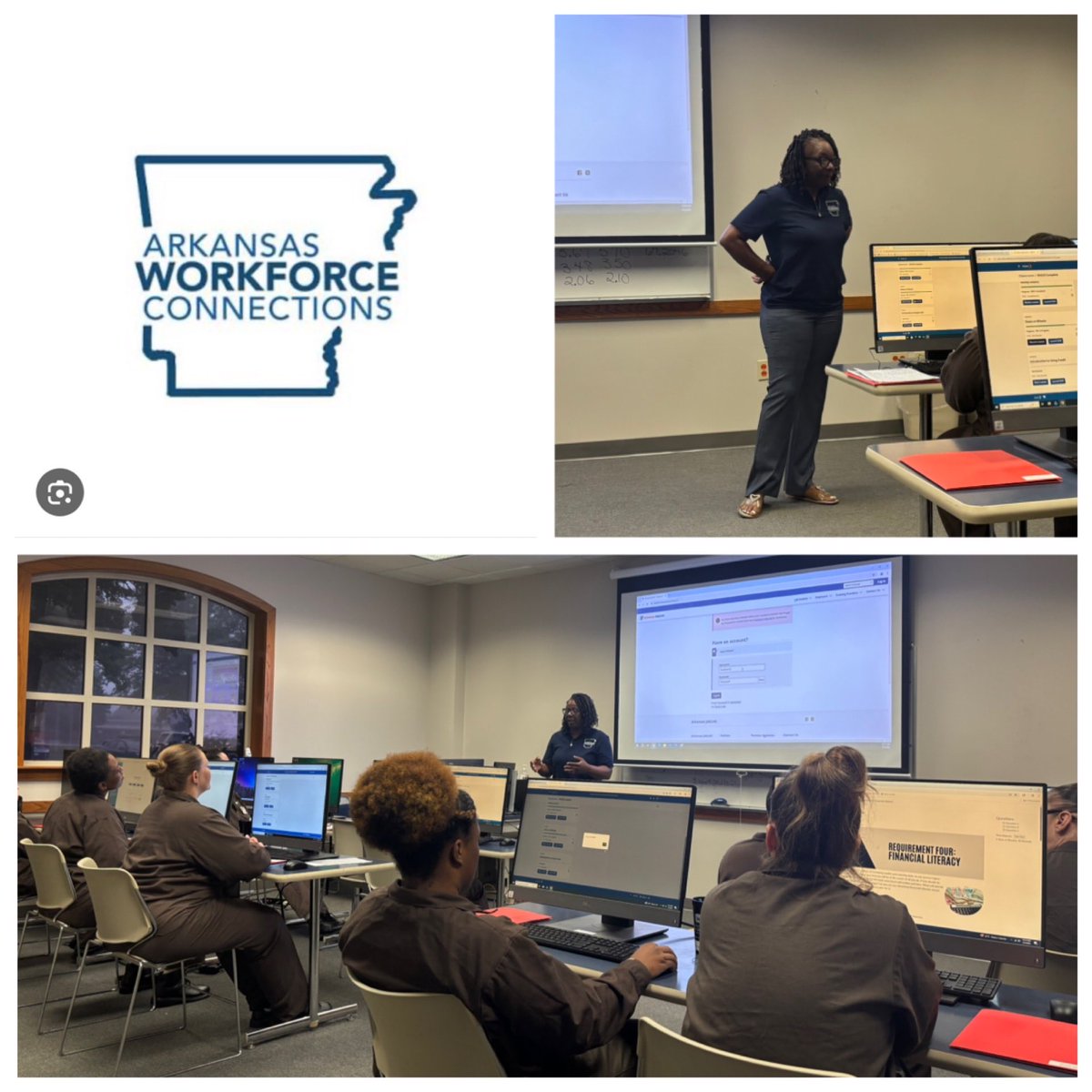 ASUMidSouthAdEd's tweet photo. A big thanks to Dominique Euell from Workforce for speaking to our JI students today! #LearnTodayLeadTomorrow https://t.co/6Hnax7VBbh