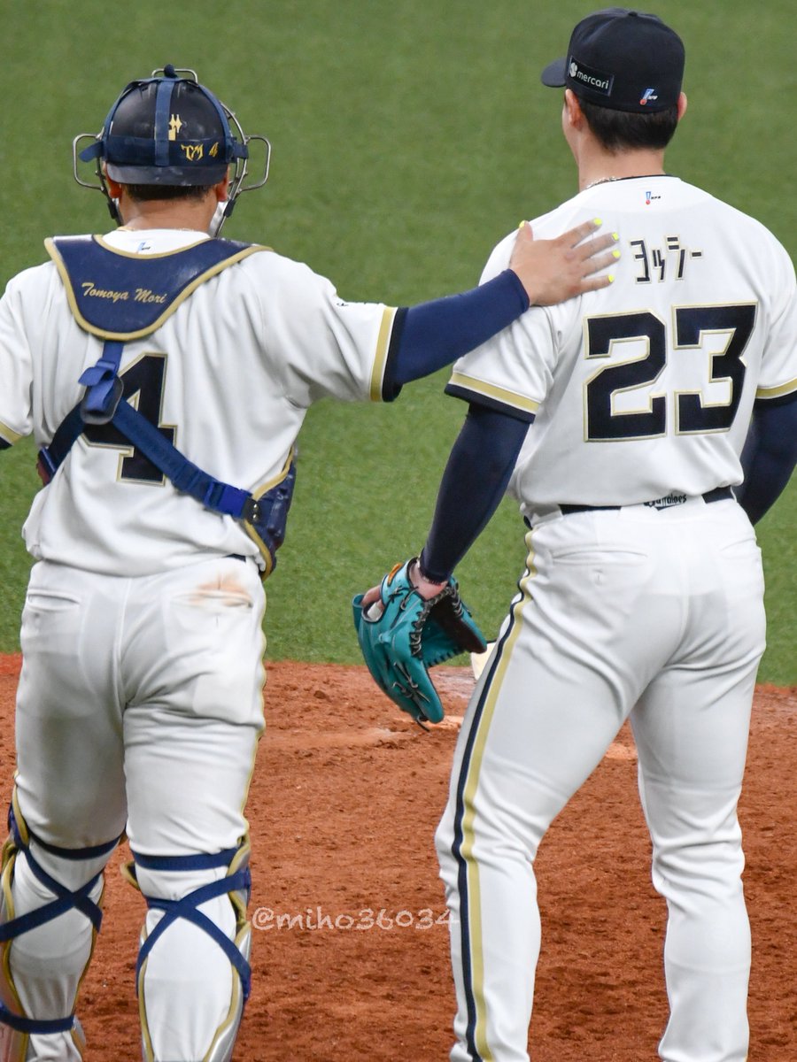 📸2026/05/05
🏟️京セラドーム大阪
#OrixBuffaloes Bs2026 
#森友哉 選手
#吉田輝星 投手

ﾄﾓ &amp; ﾖｯｼｰ✨