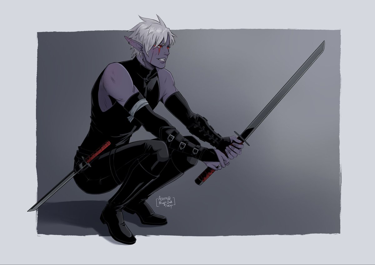 MagicOakDesign's tweet image. Another OC. Loves to fight, always ready to throw down!

#dnd #dungeonsanddragons #art