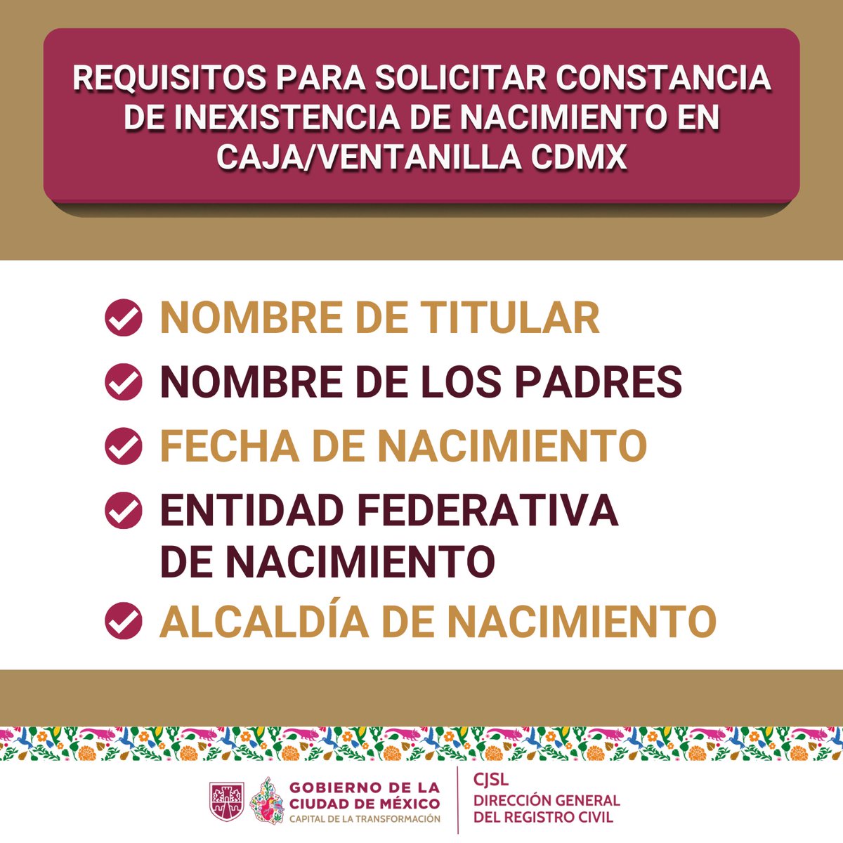 Registro Civil de la Ciudad de México tweet media